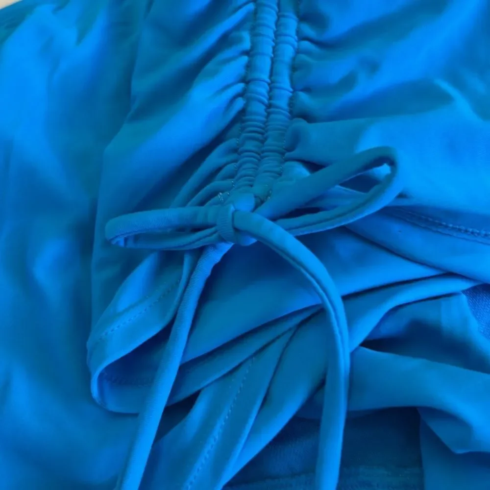 Hot Water Royal  Blue Swim Skort with Adjustable Side Ties Size 2X NWOT